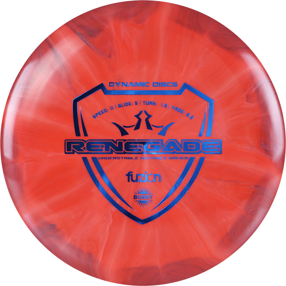 Dynamic Discs Fuzion Burst Renegade Powergrip melko hyvä frisbeegolfkauppa