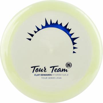 Kastaplast K1 Hard Glow Guld Clay Edwards (Tour Series 2026)