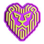 MVP Disc Sports Velcro Patch Jeremy Koling Lionheart