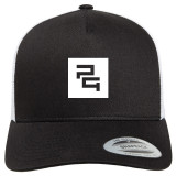YUPOONG Lippalakki 5-panel Retro Trucker 2-Tone - PG - Negative Block