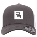 YUPOONG Lippalakki 5-panel Retro Trucker 2-Tone - PG - Negative Block
