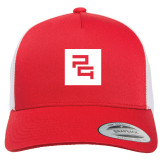 YUPOONG Lippalakki 5-panel Retro Trucker 2-Tone - PG - Negative Block