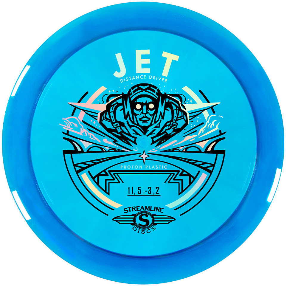 Streamline Discs Proton Jet - Powergrip - Melko Hyvä Frisbeegolfkauppa