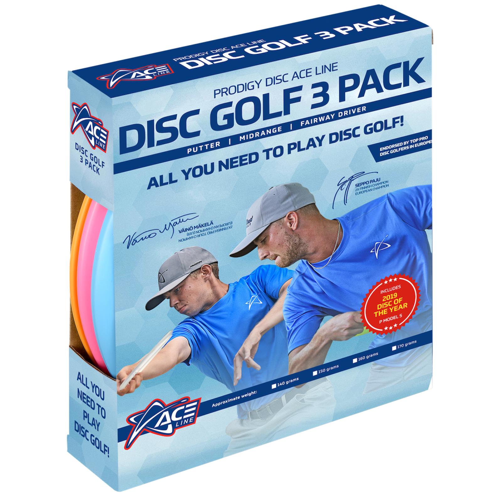 Prodigy Disc Ace BaseGrip -kiekkosetti