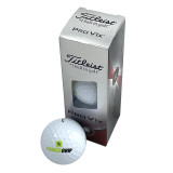 Titleist Pro V1X 3 palloa - Powergrip Logo