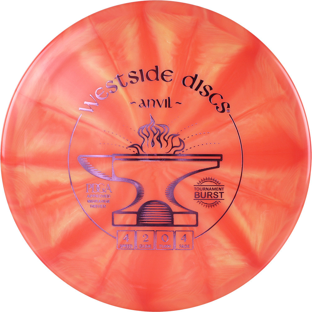 Westside Discs Tournament Burst Anvil Powergrip pretty good disc