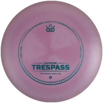 Dynamic Discs Supreme Trespass First Run